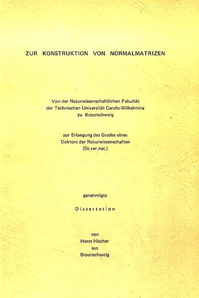 Zur Konstruktion von Normalmatrizen